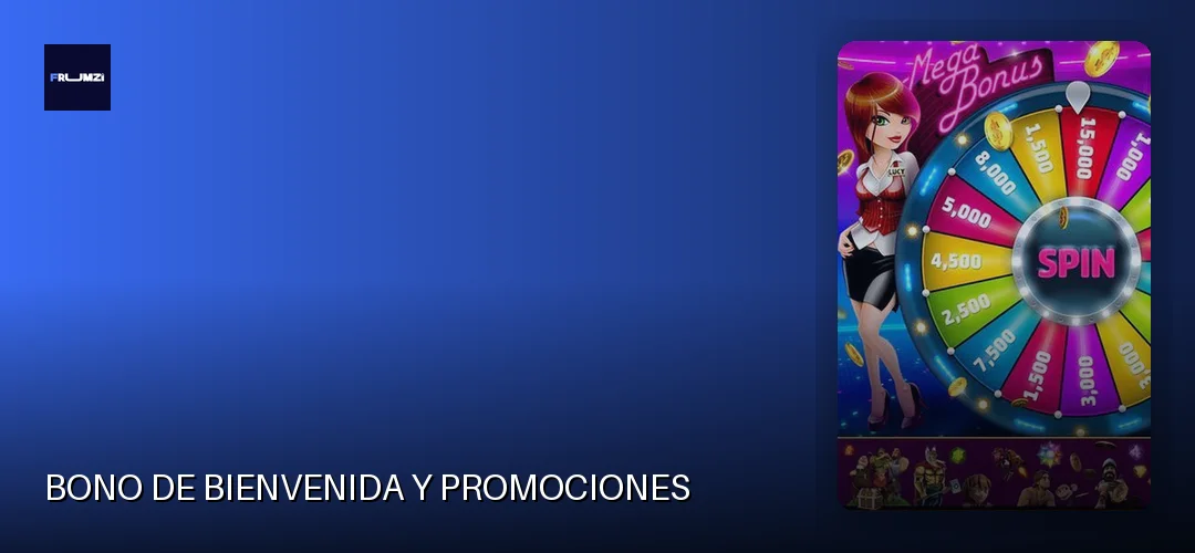 Bono de bienvenida y promociones