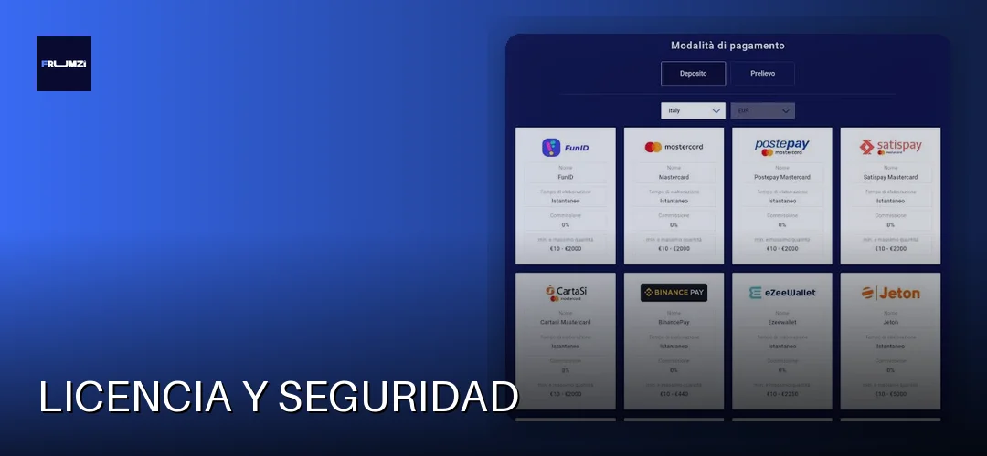 Licencia y seguridad